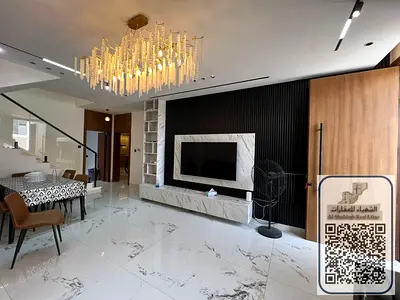 فيلا فاخرة 5 غرف ومجلس 2 صالة مجهزة بالكامل بالفرش والأجهزة الكهربائية، بتصميم راقي