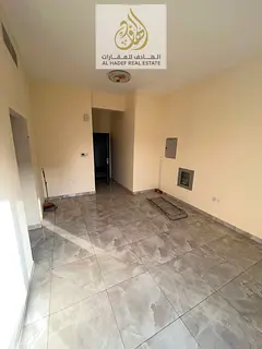 For annual rent in Ajman – One bedroom, living room, bathroom, and balcony in Al Alia area