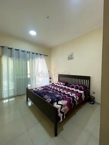 Solid Wood Double Bed Frame with Headboard - Dark Finish