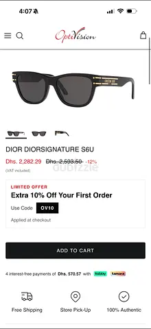 Christian dior S6U sunglasses