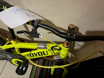 Used yellow YOYOU kids bicycle - good condition