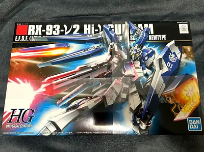 Bandai HG RX-93-V2 Hi-V Gundam 1/144 Model Kit (New, Sealed)