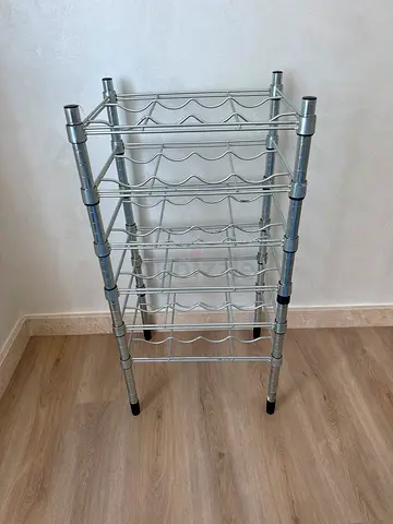Metal Multi-Tier Wine Bottle Rack (Free-Standing)