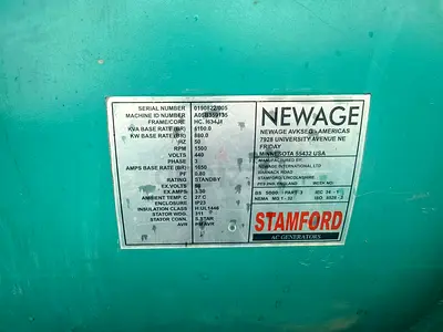 Generators 800, 1000, 1500 KVA and 230 Ton Chillers