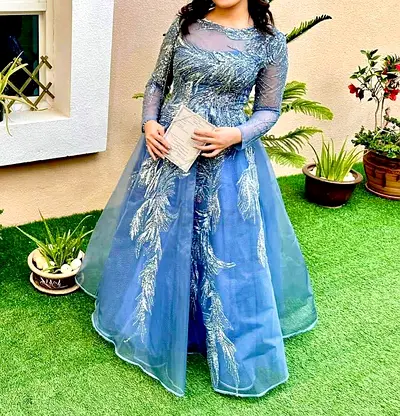 Blue Gown Dress