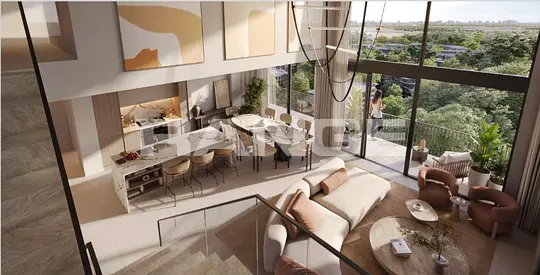 شقة مفروشة بغرفتي نوم | منطقة غاف وودز 4 | مناظر الأفق والمنتزه