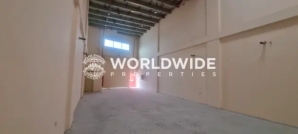 1700 SQ FT, WAREHOUSE WITH WASHROOM 27.50KW  ELECTRICITY  RENT ONLY  8 0 ,0 0 0 /= YEARLY IN  AL-JURF INDUSTRIAL,1 AJMAN