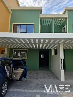 4BR Townhouse | Portofino DAMAC Lagoons | Balcony &amp; Street Views