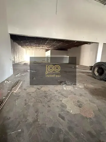 مخصص للتخزين فقط البضائع والمواد المختلفة  ضمن مساحة وموقع مميز