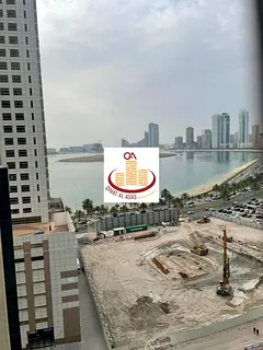 1bhk for rent in al tauwen area with side water view