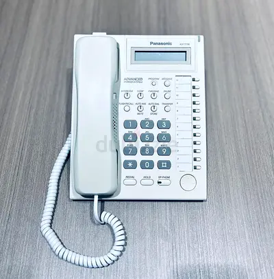 Set of 3 Panasonic Office Desk Phones — Good Working Condition