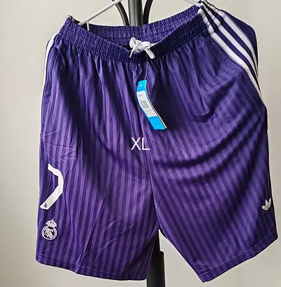 Real Madrid Purple Training Shorts XL (New with Tags)