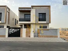 A villa in Al Yasmin, fully equipped with electricity, water, and air conditioning, located on the m