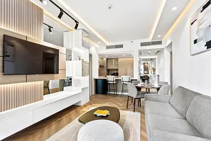 2BR with Sofa Bed | Partial Khalifa View | Walking Distance to Burj Khalifa | All Bills Included