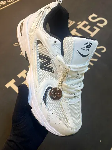 White New Balance 530 Running Sneakers