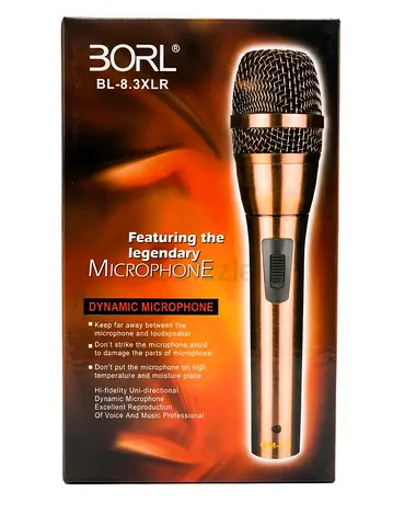 Borl BL- 8.3XLR Dynamic Microphone - Brand New