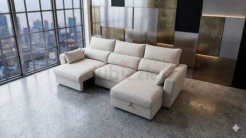 Ikea eskilstuna L shape sofa under storage