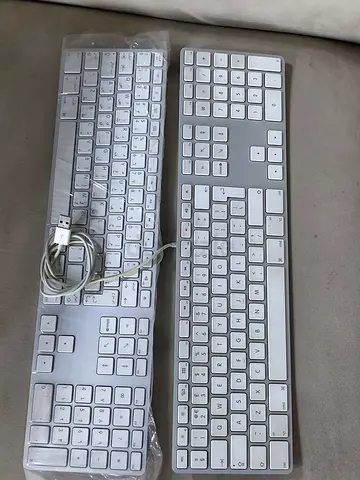 Apple wired keyboard with english  arabic
