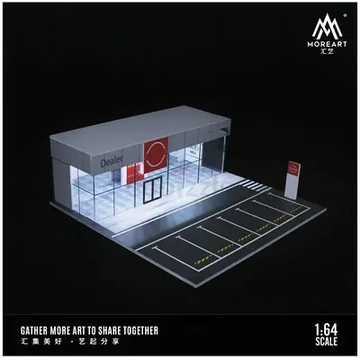 Nissan Show Room 1/64 scale with light