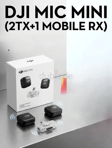 DJI Mic Mini (2 TX + 1 Mobile RX) Wireless Microphone