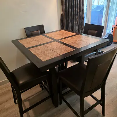 Bar Table and Chairs