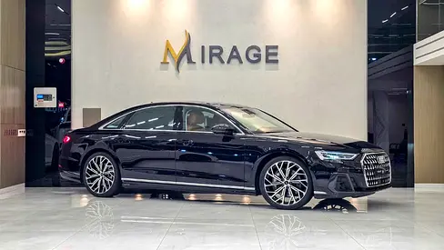 AUDI - A8 L - 55-TFSI QUATTRO - V6 TWIN TURBO - 2026 MODEL - UNDER WARRANTY - GCC SPECS - BLACK COLO