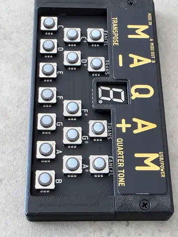 MAQAM Quarter Tone MIDI Transposer - Compact USB Powered Unit