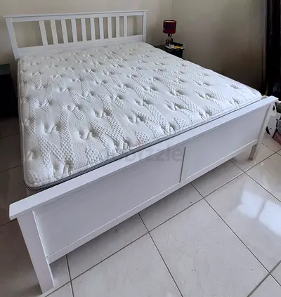 Super King Hemnes bed frame and Super King Englander Bodi Form Gel Mattress