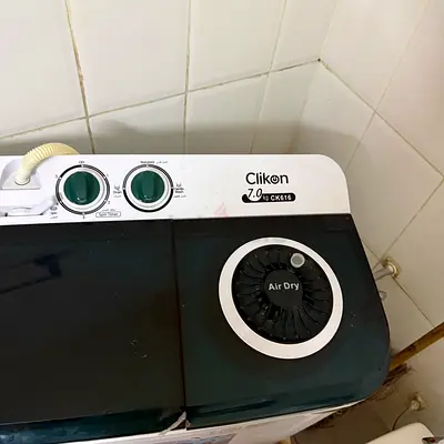 Clikon 7.0 kg Twin Tub Washing Machine (CK616) - Good Working Condition