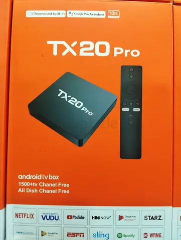 Android TV channels box