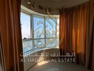 3-bedroom apartment available in Al Majaz 3 Direct sea view Price: AED 83,000 Free gym and swimming pool Free parking One month free Free contract