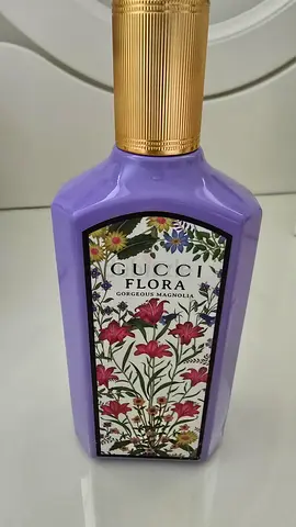 Gucci Flora Gorgeous Jasmine body lotion / perfume bottle (lavender)