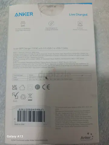 Anker 30W USB-C Charger (Boxed) - Gently Used