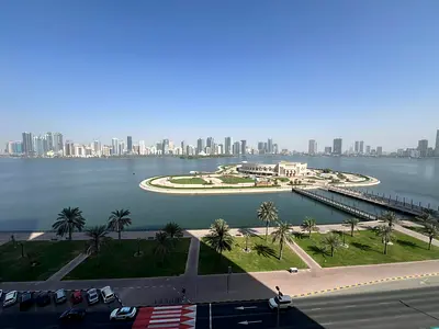 Sea view | Free parking + 1 month free + gym & pool | Balcony, maid room, wardrobes