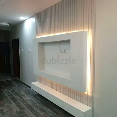 Minimalist TV unit wall design