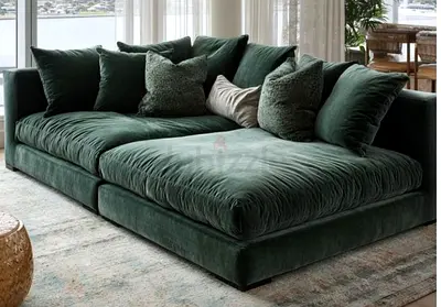 Beautiful olive color 3 Seater Sofa Available