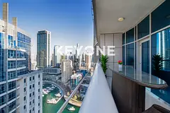 Fully Furnished 1BR | JBR &amp; Marina View | High Floor