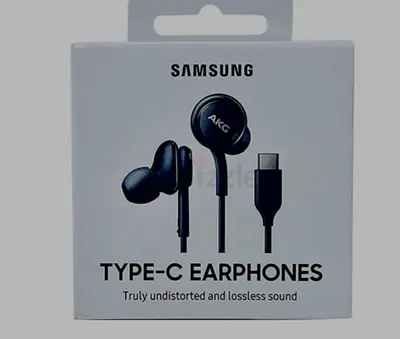 Original Samsung Audio Type-C, Wired In-Ear Earphones,  Black