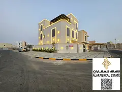 Royal Luxury Villa in Al Amrah 7 Master Bedrooms Premium Stone Design Roof VIP Finishes Huge Space U