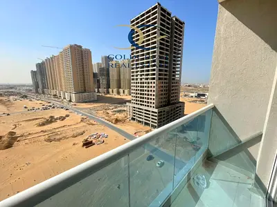 شقة مكونة من غرفتي نوم + منصة للبيع مع خطة سداد في برج الخليج، مدينة الإمارات - عجمان