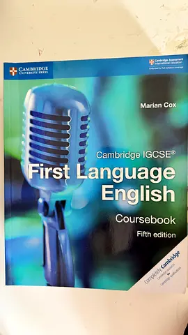 Cambridge IGCSE First Language English Coursebook (Fifth Edition) by Marian $%