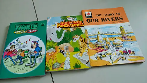 Childrens story books, and art books