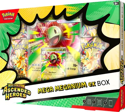 Pokémon TCG Mega Meganium ex Box - Ascended Heroes (Sealed Set)
