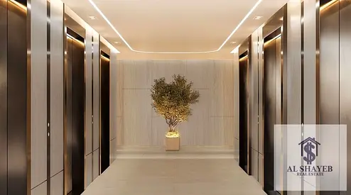 شقة مفروشة بغرفة نوم واحدة | جايد تاور ماجان | إطلالات على المسبح والأفق