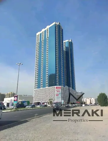 غرفه وصاله للتمليك كاش برج الواحه عجمان