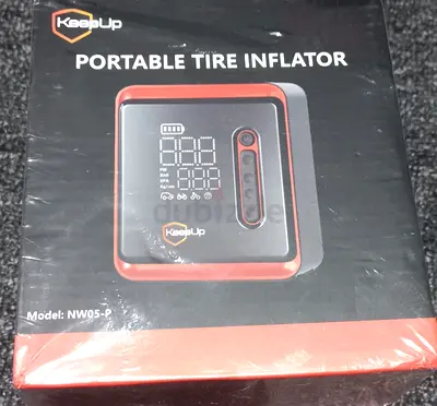 KeepUp Portable Tire Inflator (Model NW05-P) - New in Box