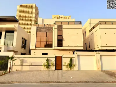 Luxury villa in Al Umrah area, Ajman** ready for immediate occupancy with high-end finishes and spacious living areas. **Freehold ownership for all na