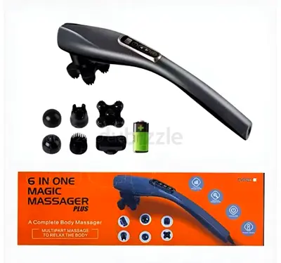 6-in-1 Handheld Electric Body Massager — Portable Magic Massager