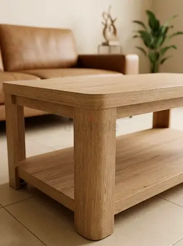 (negotiable price) Modern Wooden Teapoy / Coffee Table with Storage - Excellent Condition