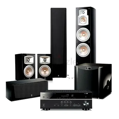 Yamaha 5.1 (rx v385, ns 777, ns c666, ns 333, sw200)